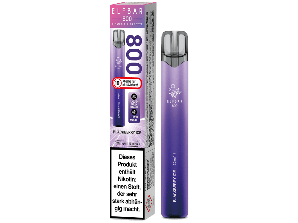 Elfbar 800 - Blackberry Ice 20mg