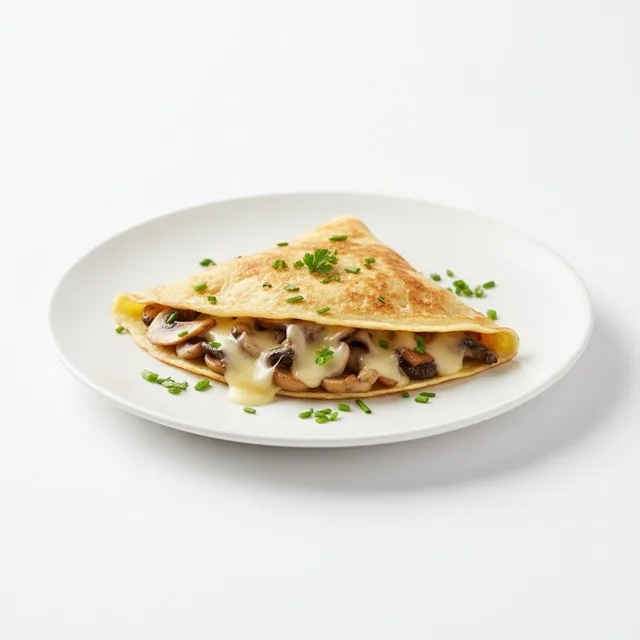 Crêpe Champignons & Käse