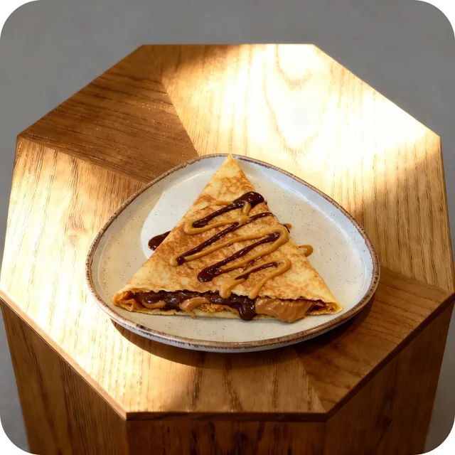 Crêpe Erdnussbutter & Nutella