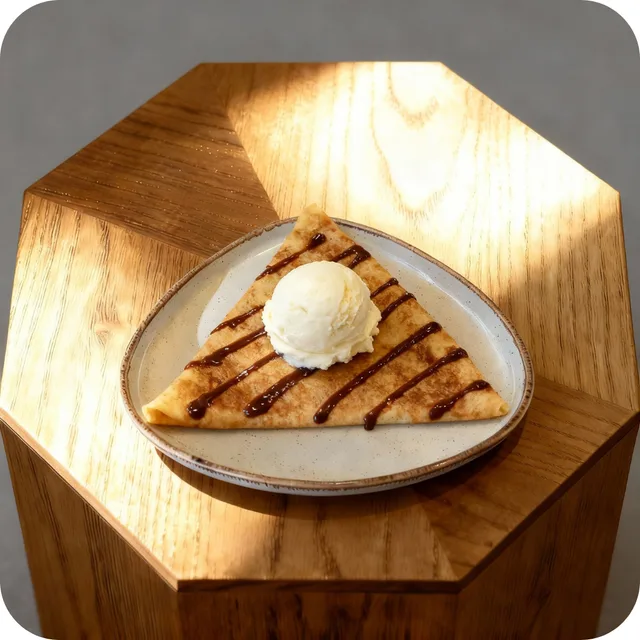 Crêpe Eis & Nutella