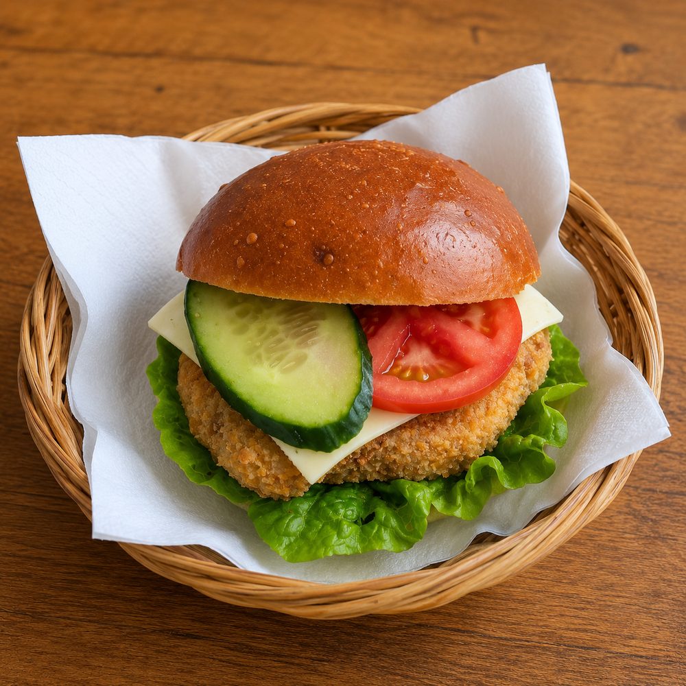 Brötchen mit Knusperhähnchen (Hamburger Style)